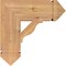 Ekena Millwork Funston Arts & Crafts Smooth Bracket, Western Red Cedar, 5 1/2"W x 18"D x 18"H BKT06X18X18FST03SWR - alternate 2